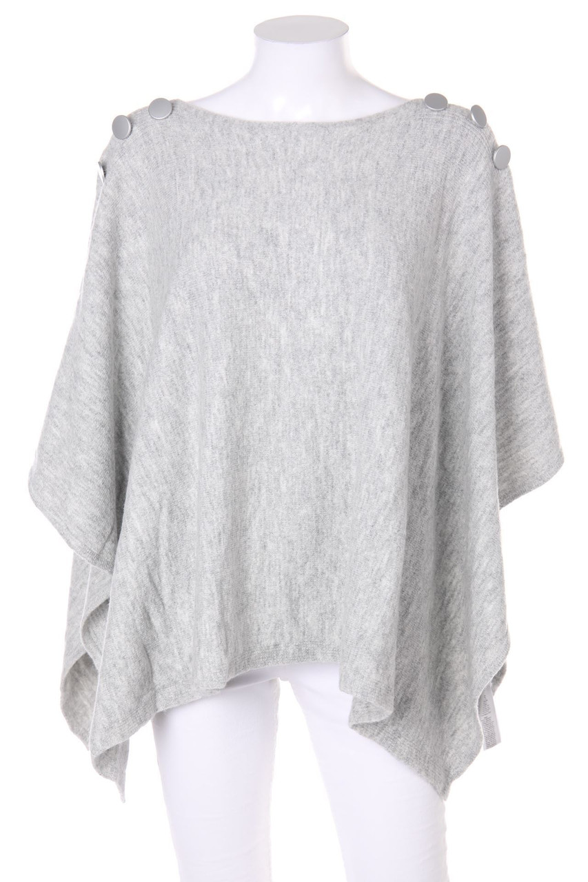 CAROLL - Poncho mit Wolle - L