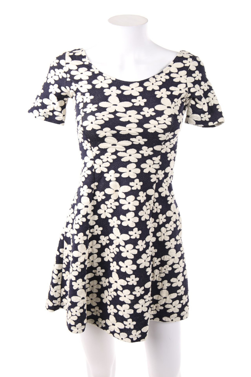 H&M DIVIDED - Kleid mit Blumen-Print - D 34