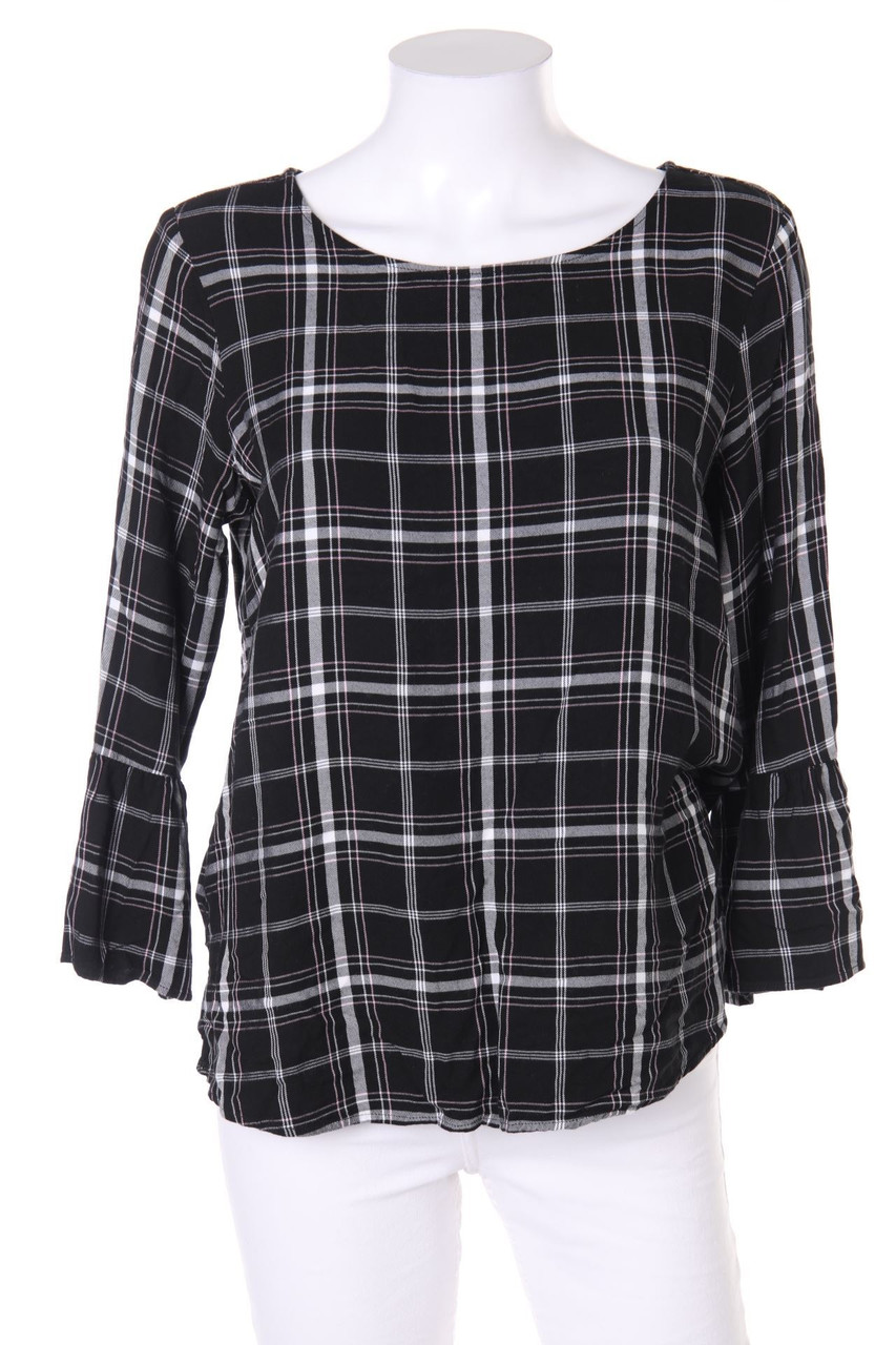 TOM TAILOR - Bluse mit Karo-Muster - D 38