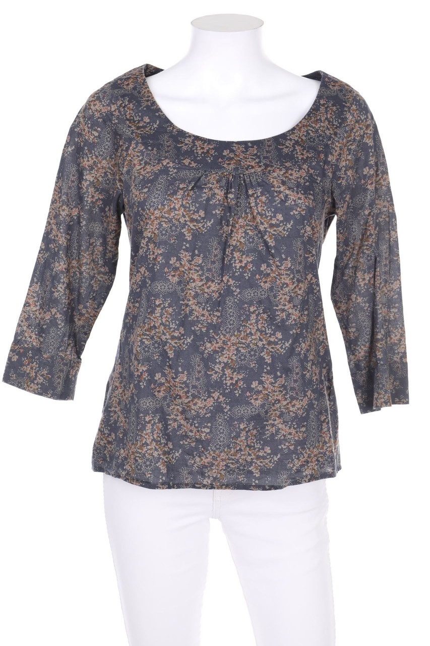 ESPRIT - Bluse mit 3/4-Ärmel mit floralem Muster - D 34