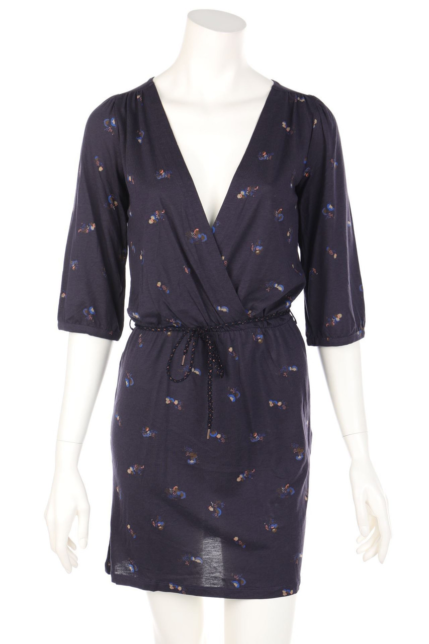 sessun - dress with Wrap-Effect with Print - S