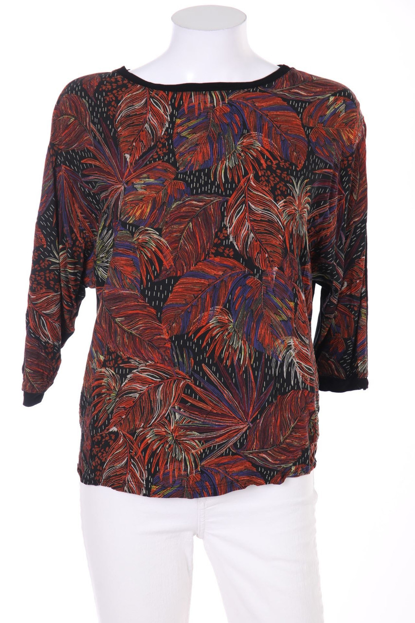 promod - Batwing-Shirt mit floralem Muster - S