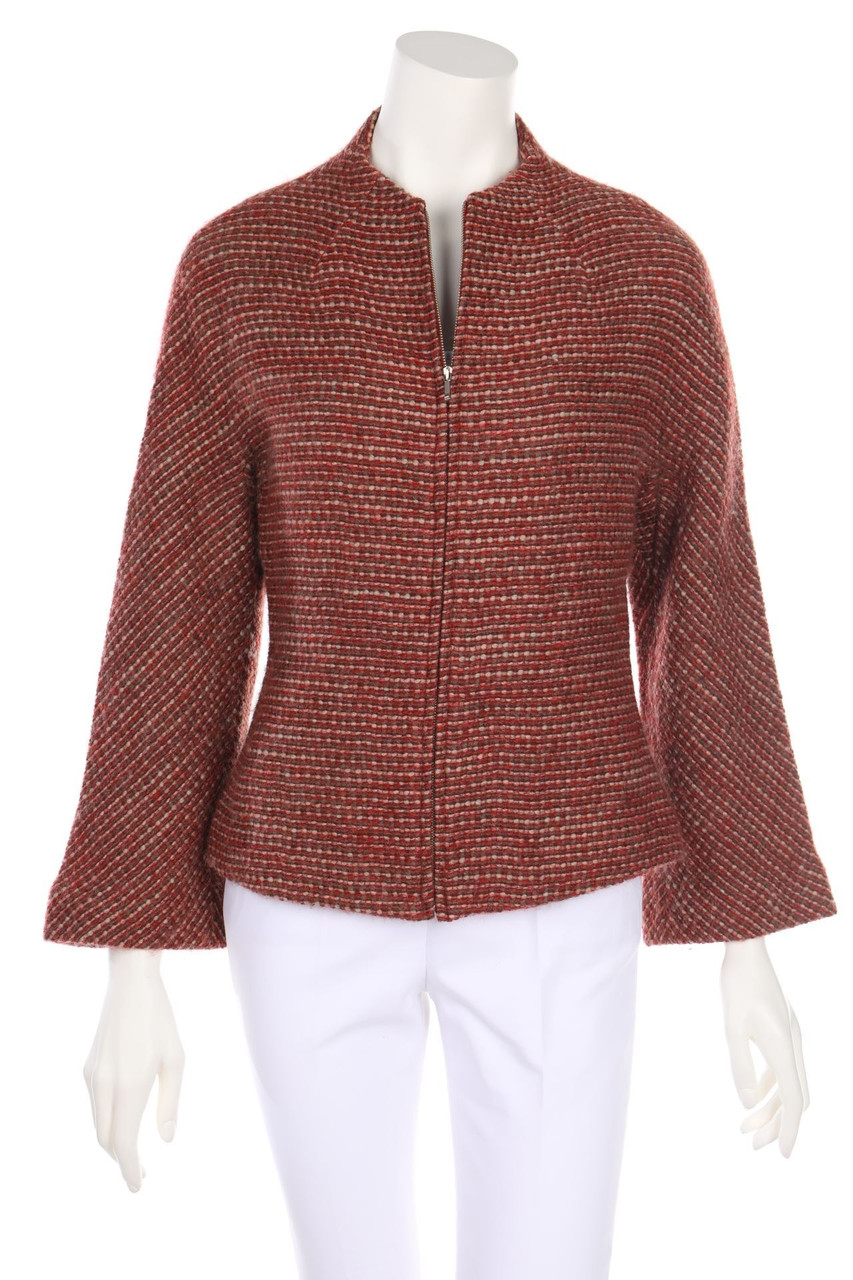 ADOLFO DOMINGUEZ - Cardigan aus Woll-Mix mit Mohair - D 38