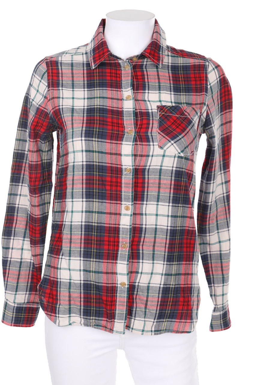 SPRINGFIELD - Hemd-Bluse mit Karo-Muster - D 36