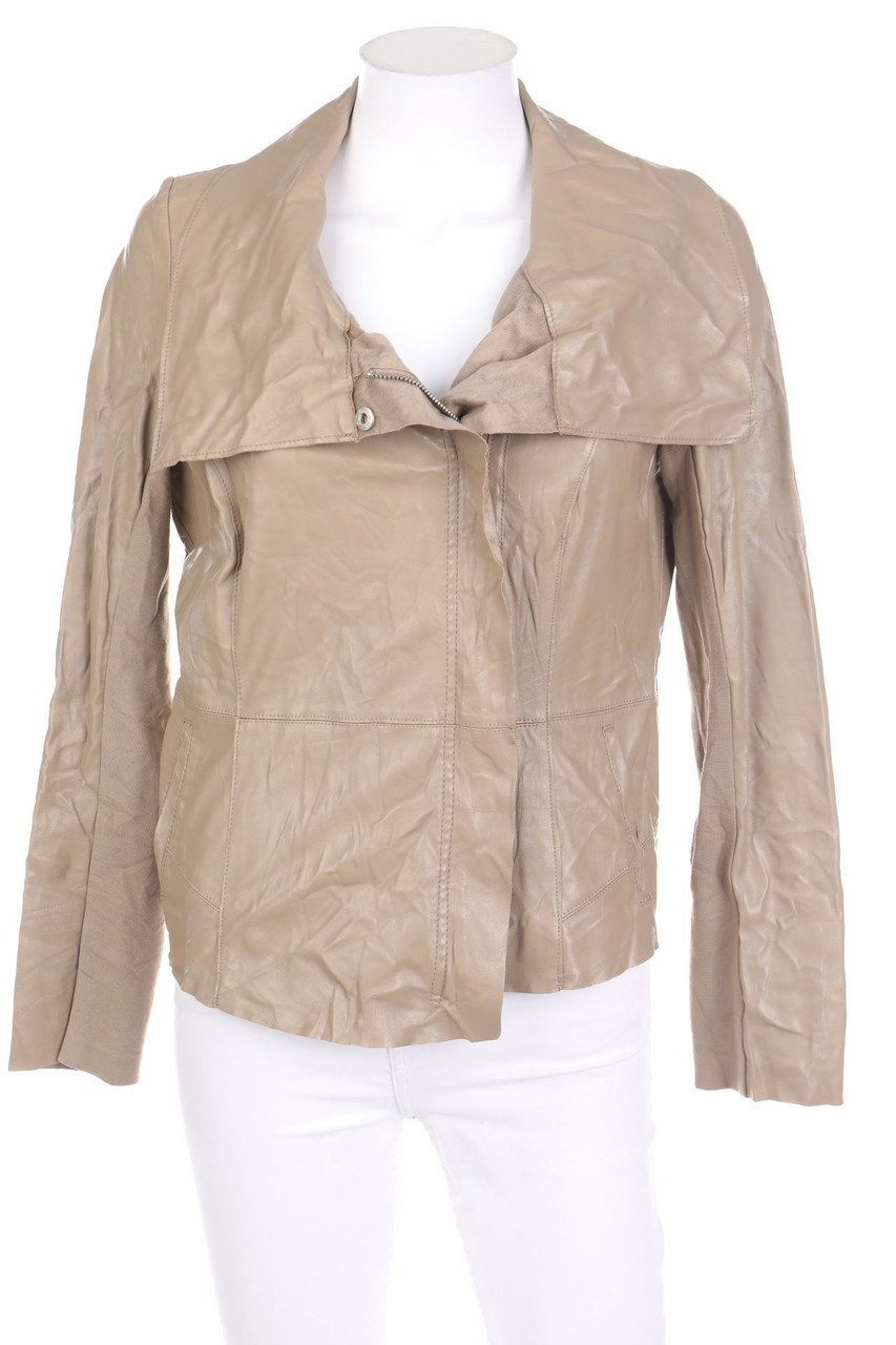 orsay - Kunstlederjacke mit asymmetrischem Schnitt - D 36