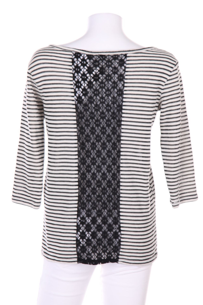 No Label - 3/4-Sleeve Shirt with Lace Insert - D 42