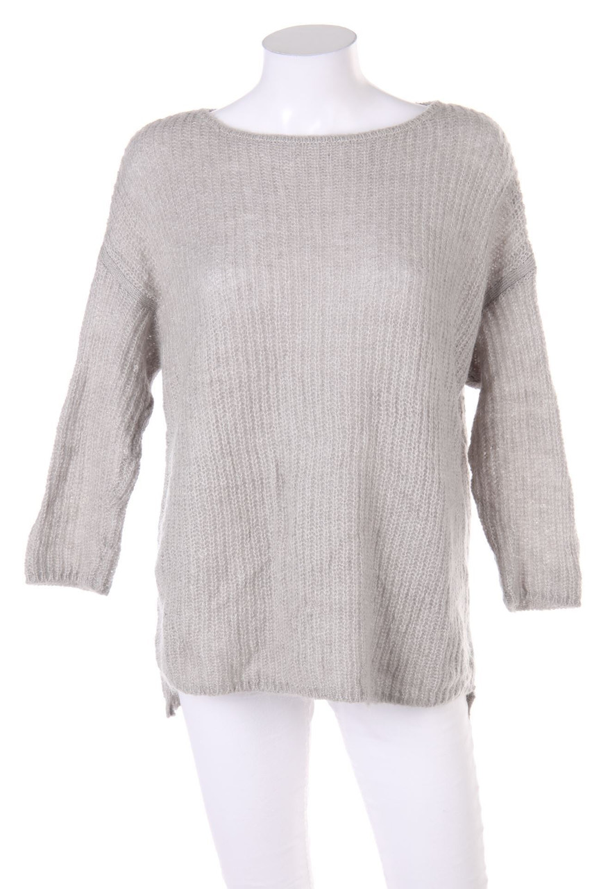 Zara Knit - Oversize-Strick-Pullover mit 7/8-Ärmel - S