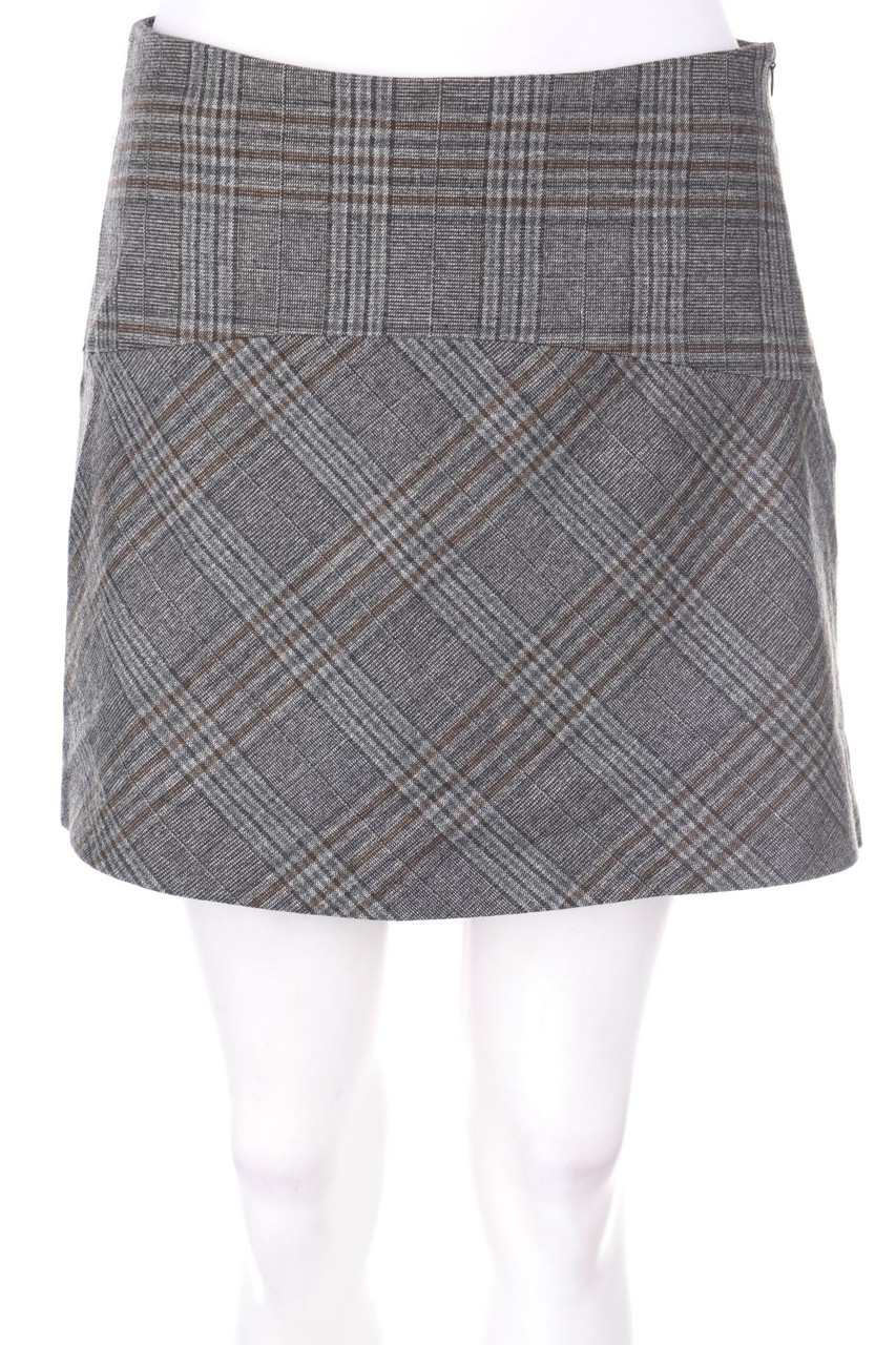 ZARA WOMAN - Skirt, Checked - M