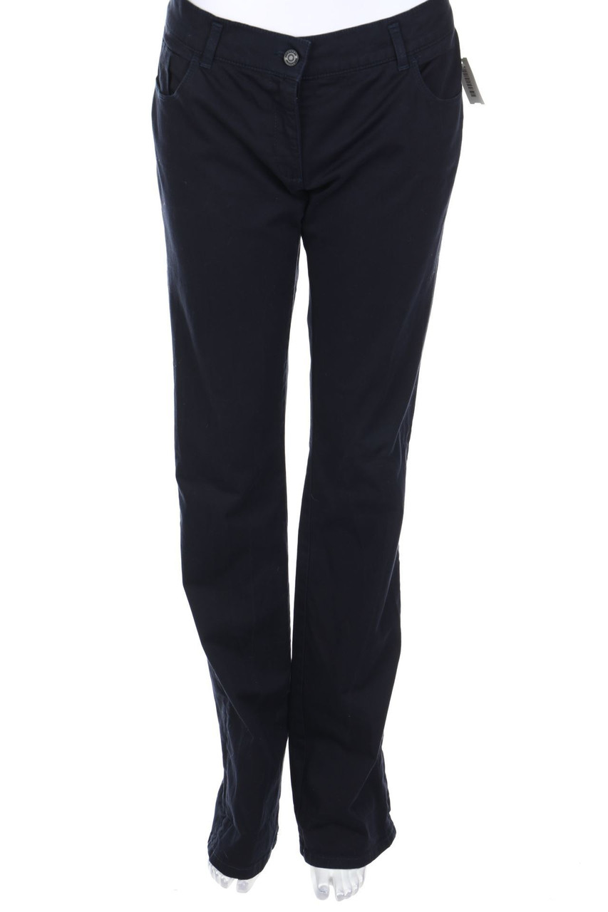 BURBERRY - Pants with Logo Patch - D 40