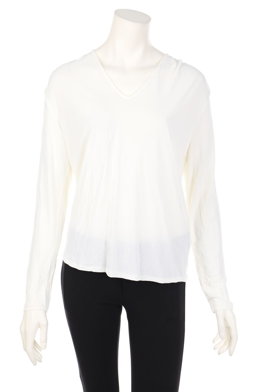 FILIPPA K - Blouse with Deep Plunge Neckline - M