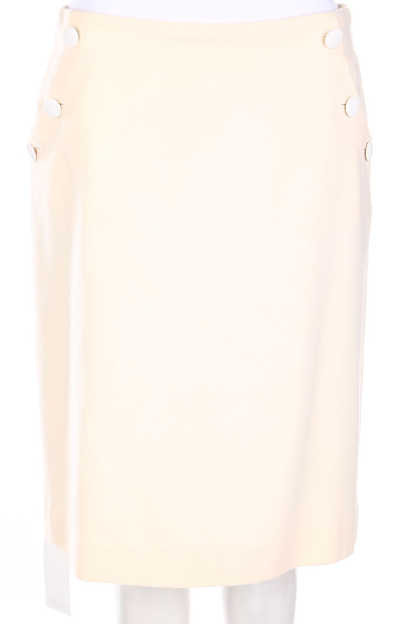 J.CREW - Skirt, Wool with Decorative Buttons - D 36