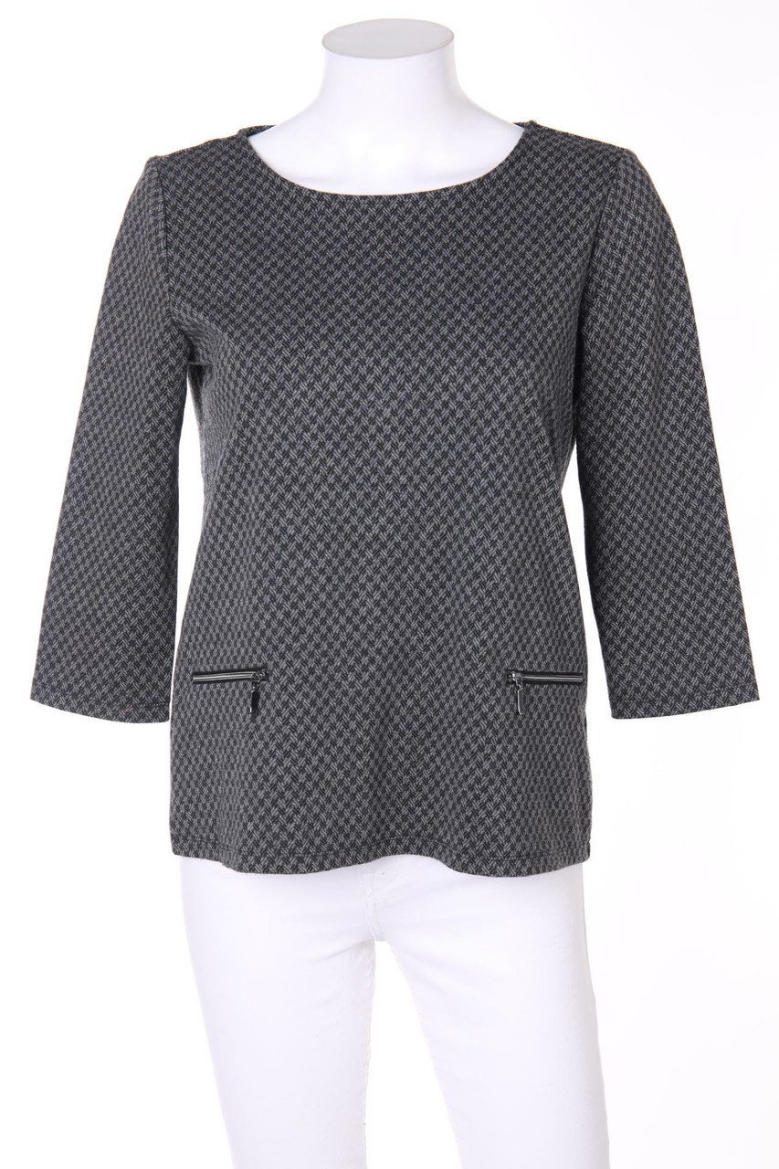 TOM TAILOR - Strick-Pullover mit Print - XS