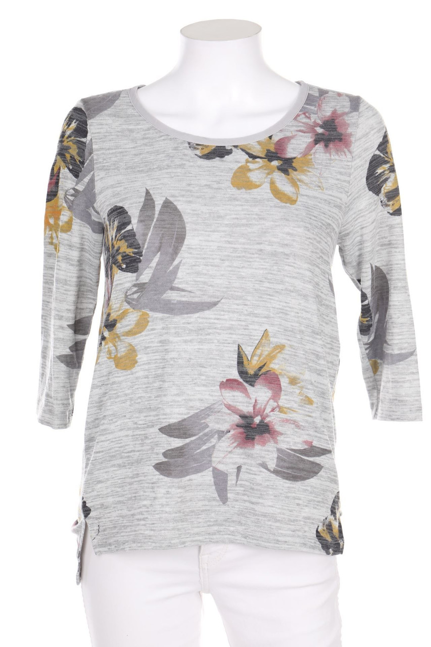 ONLY - 3/4-Arm-Shirt mit floralem Muster - XS