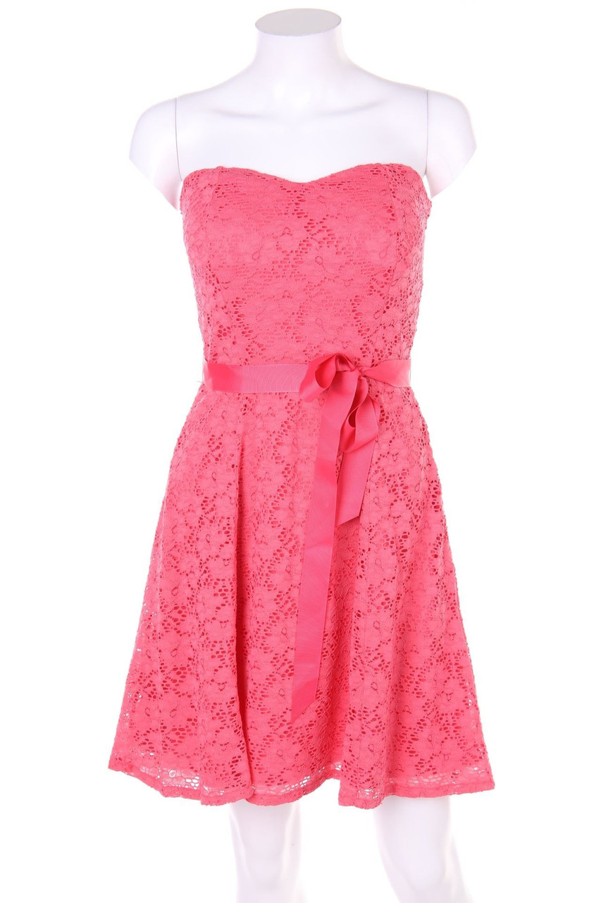 MORGAN - Lace-Party Dress with Bow - S