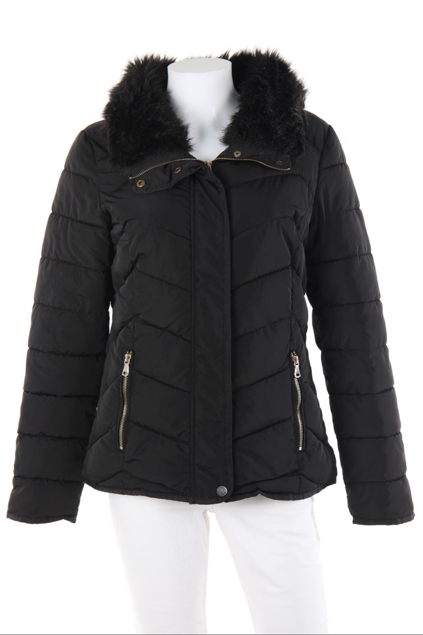 CLOCKHOUSE by C&A - Padded Jacket with Faux Fur-Collar - D 38