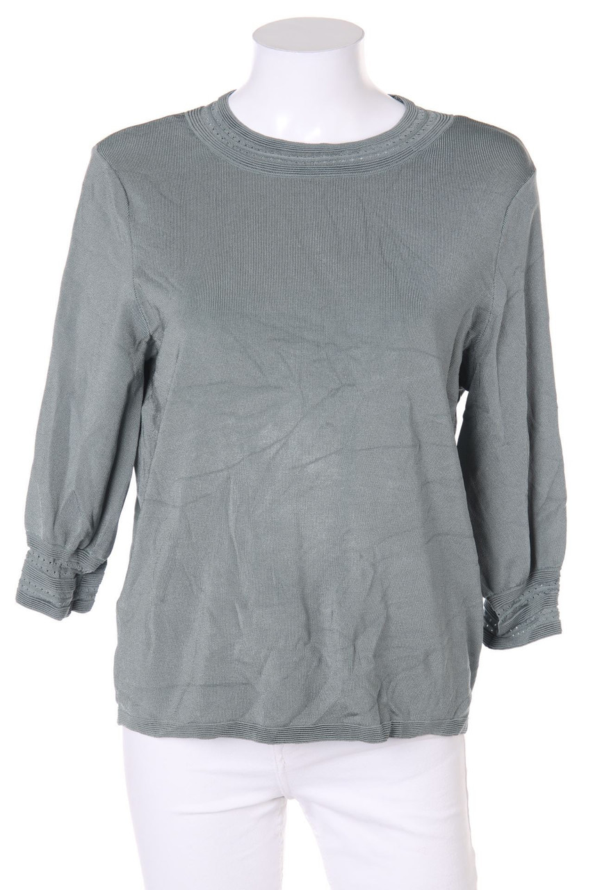 H&M - Strick-Pullover mit Lochstrick-Details - M