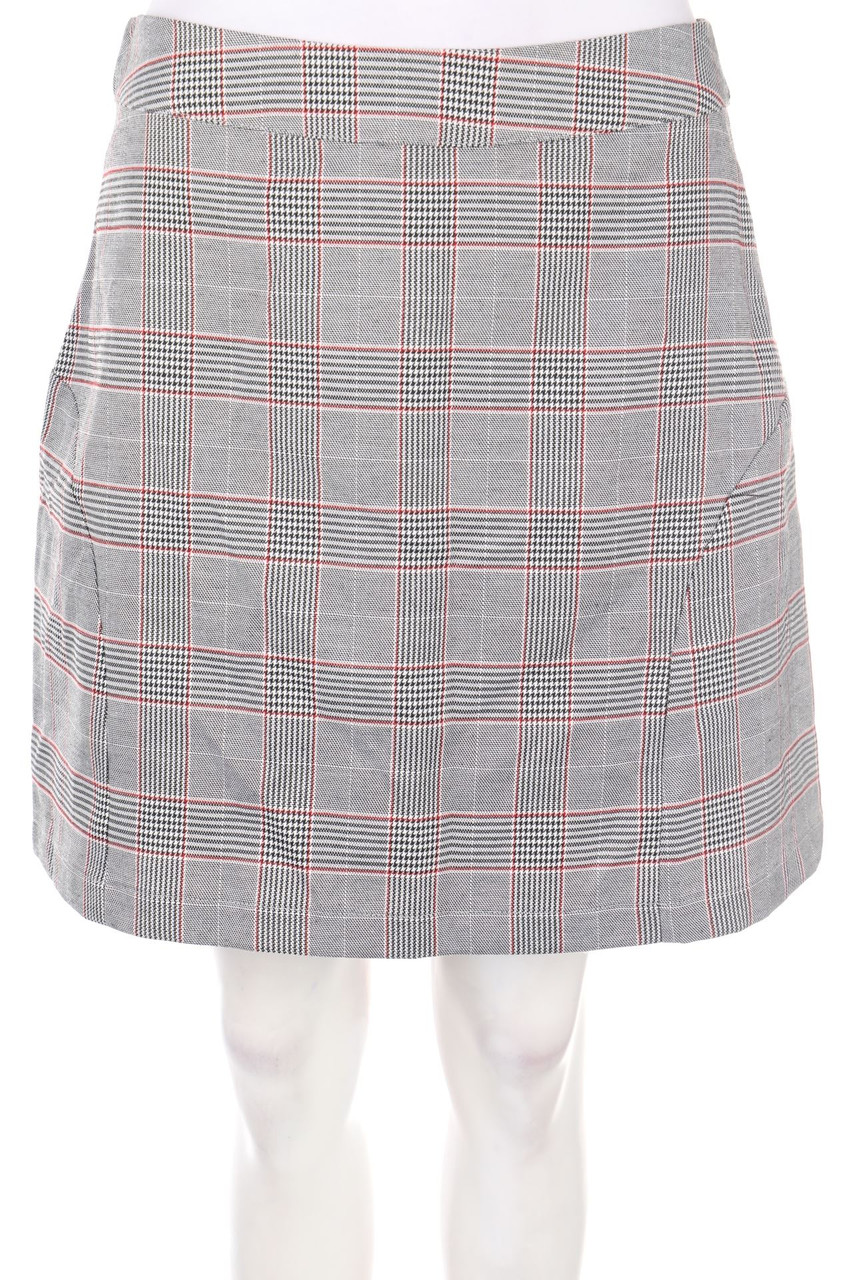 even&odd - Skirt, Checked - L
