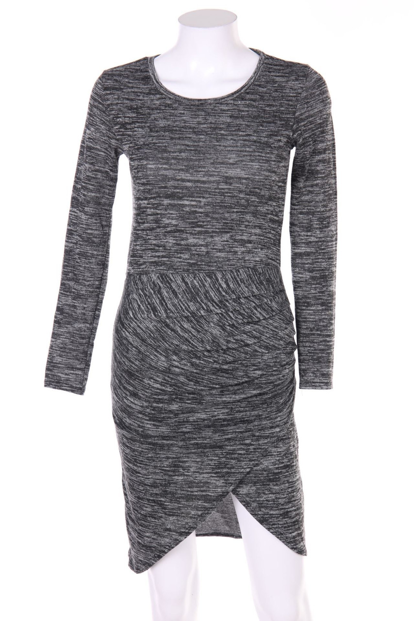 jennifer taylor - Muster-Strickkleid mit Drapierung - S