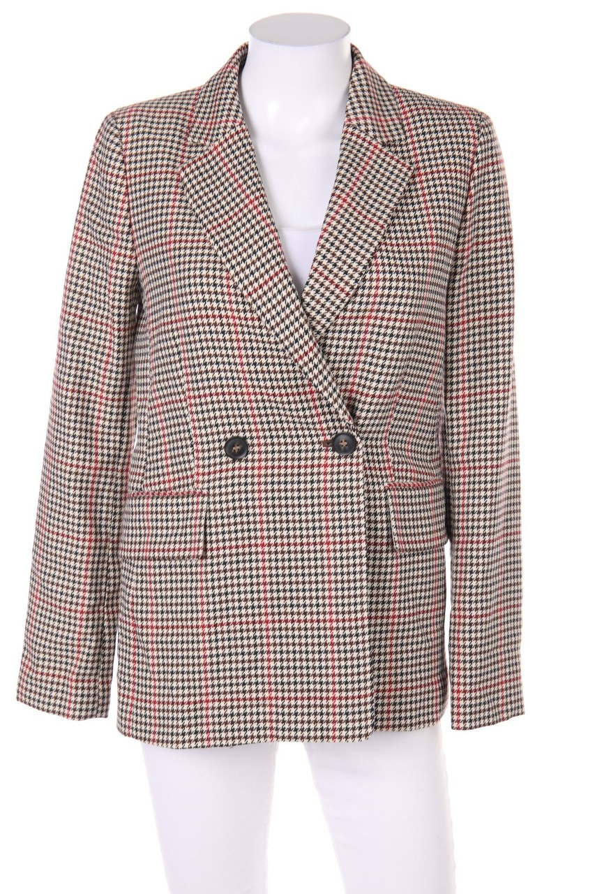 H&M - Blazer mit Hahnentritt-Muster - D 32