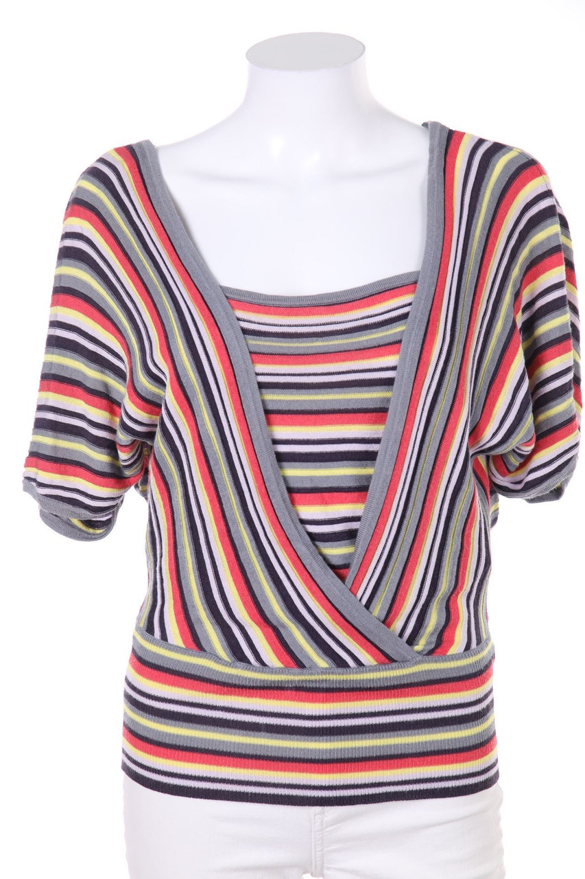 Pepe Jeans - Shortsleeve-Pullover, Layer Look with Stripes - S