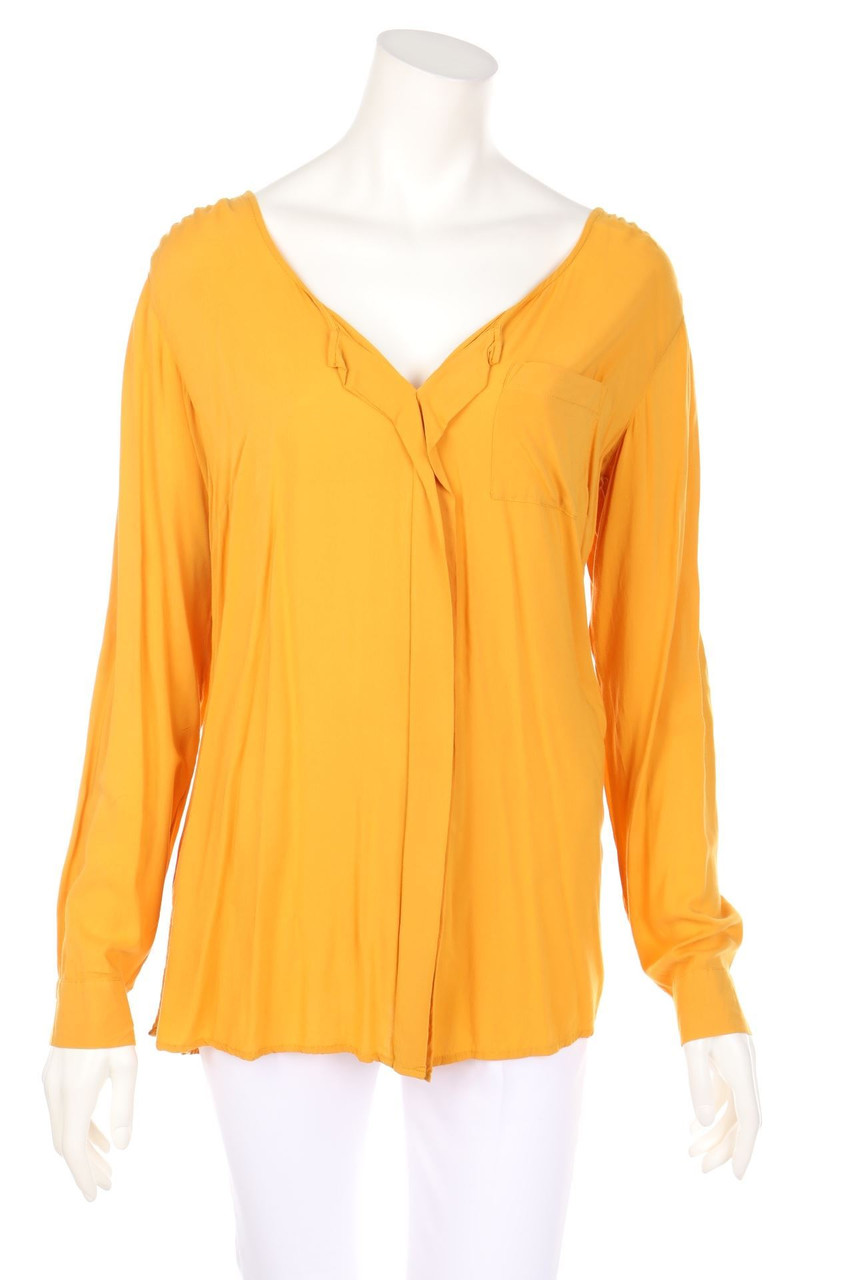 comma - Bluse mit aufgesetzten Taschen - D 36