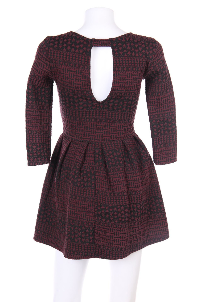 PULL&BEAR - Kleid mit geometrischem Muster - S