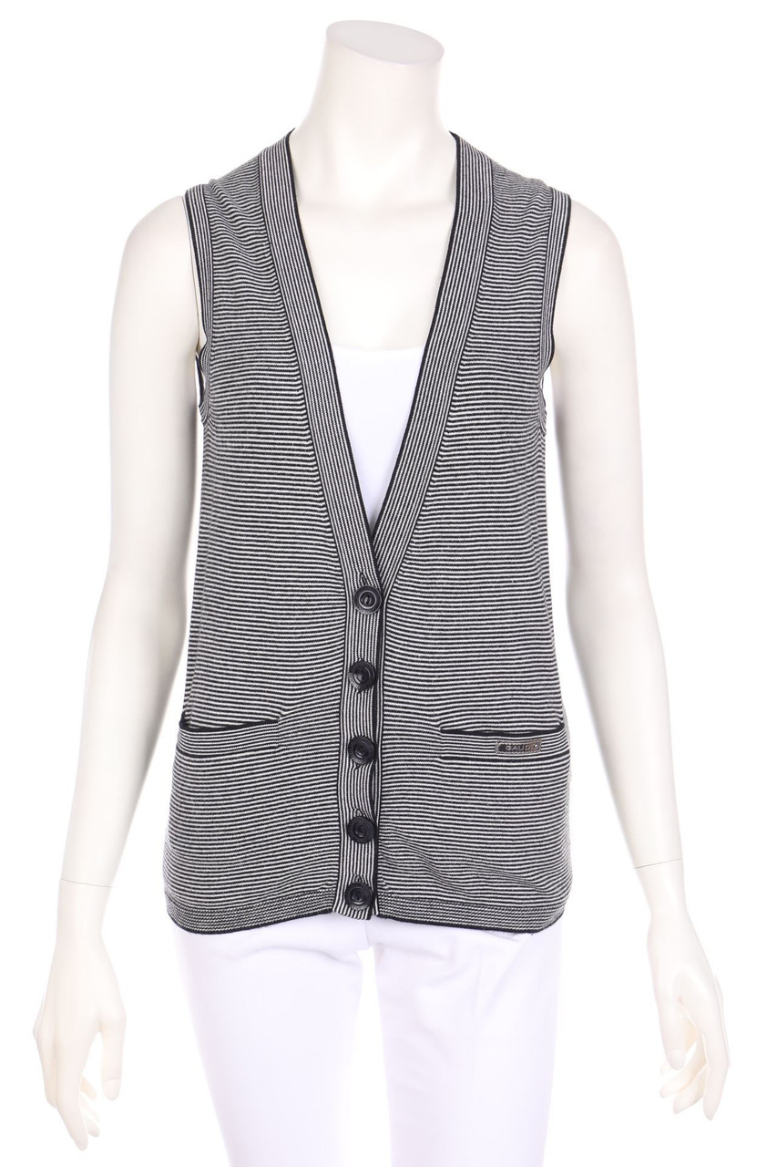 GAUDÌ - Strickweste mit Streifen - M