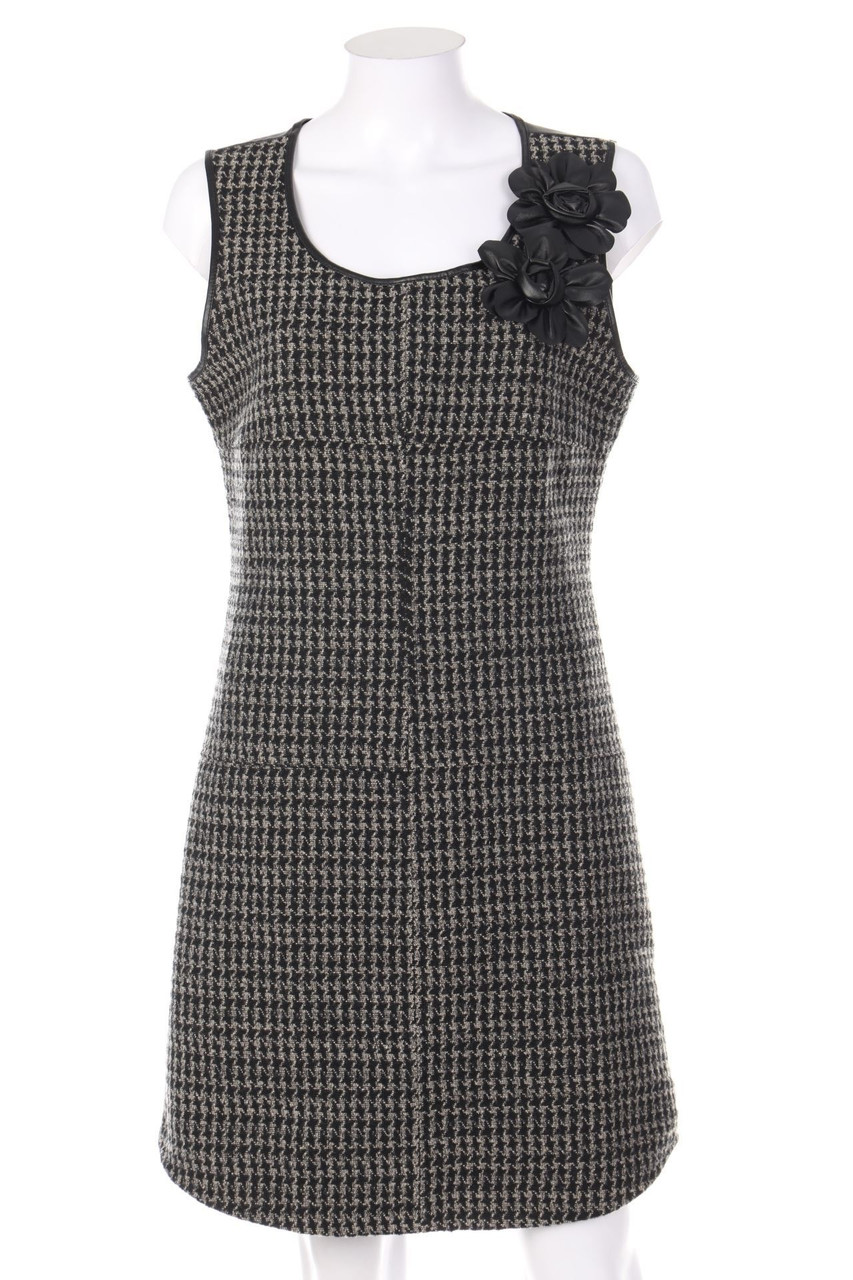 Voodoo - Dress with Faux Leather Details - D 40