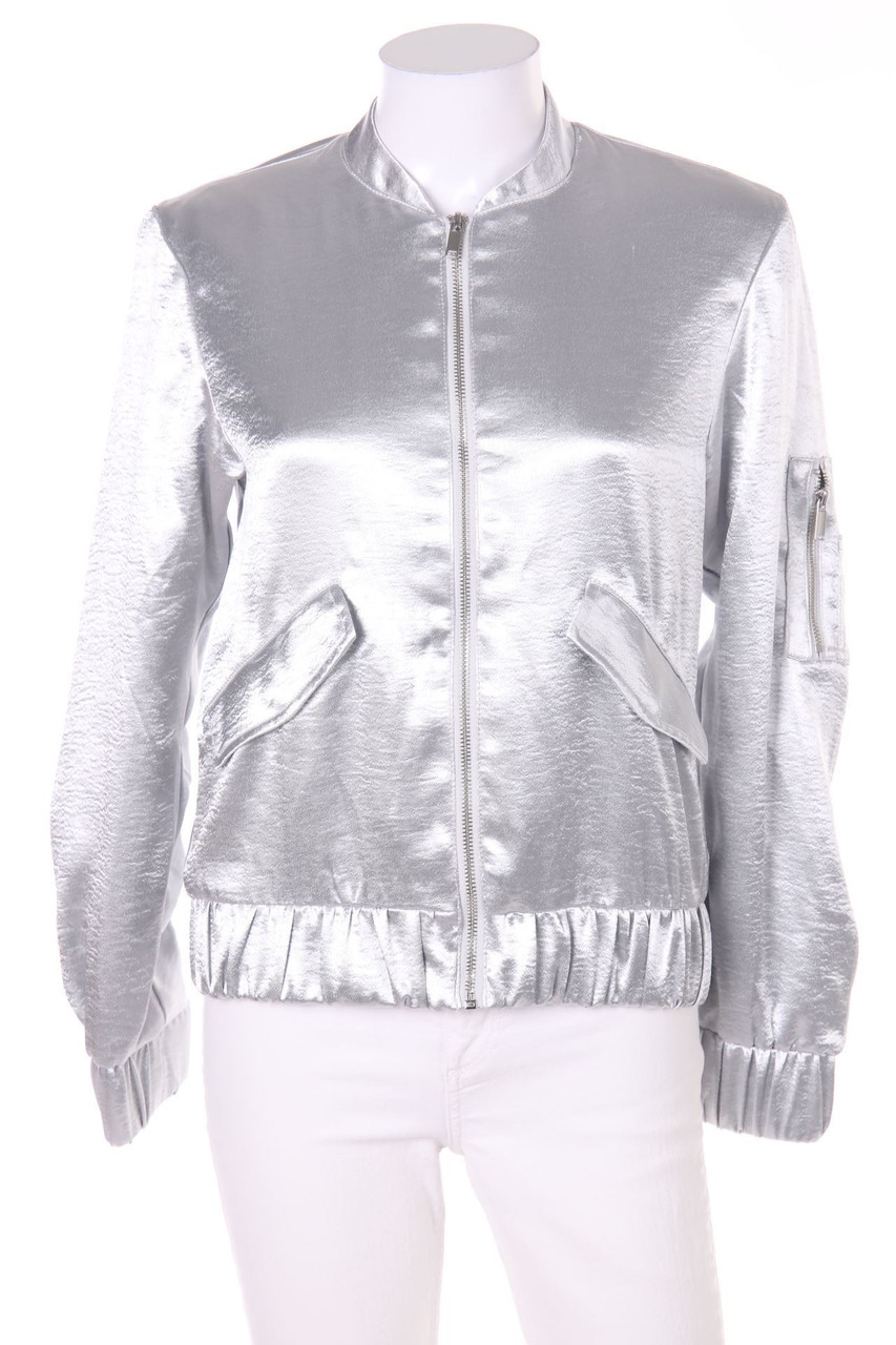 H&M - Blouson-Jacke mit Metallic-Effekt - D 32