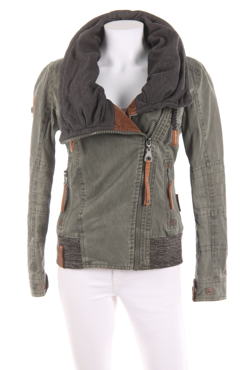 NAKETANO - Jacke aus Baumwoll-Mix mit Logo-Applikation - S