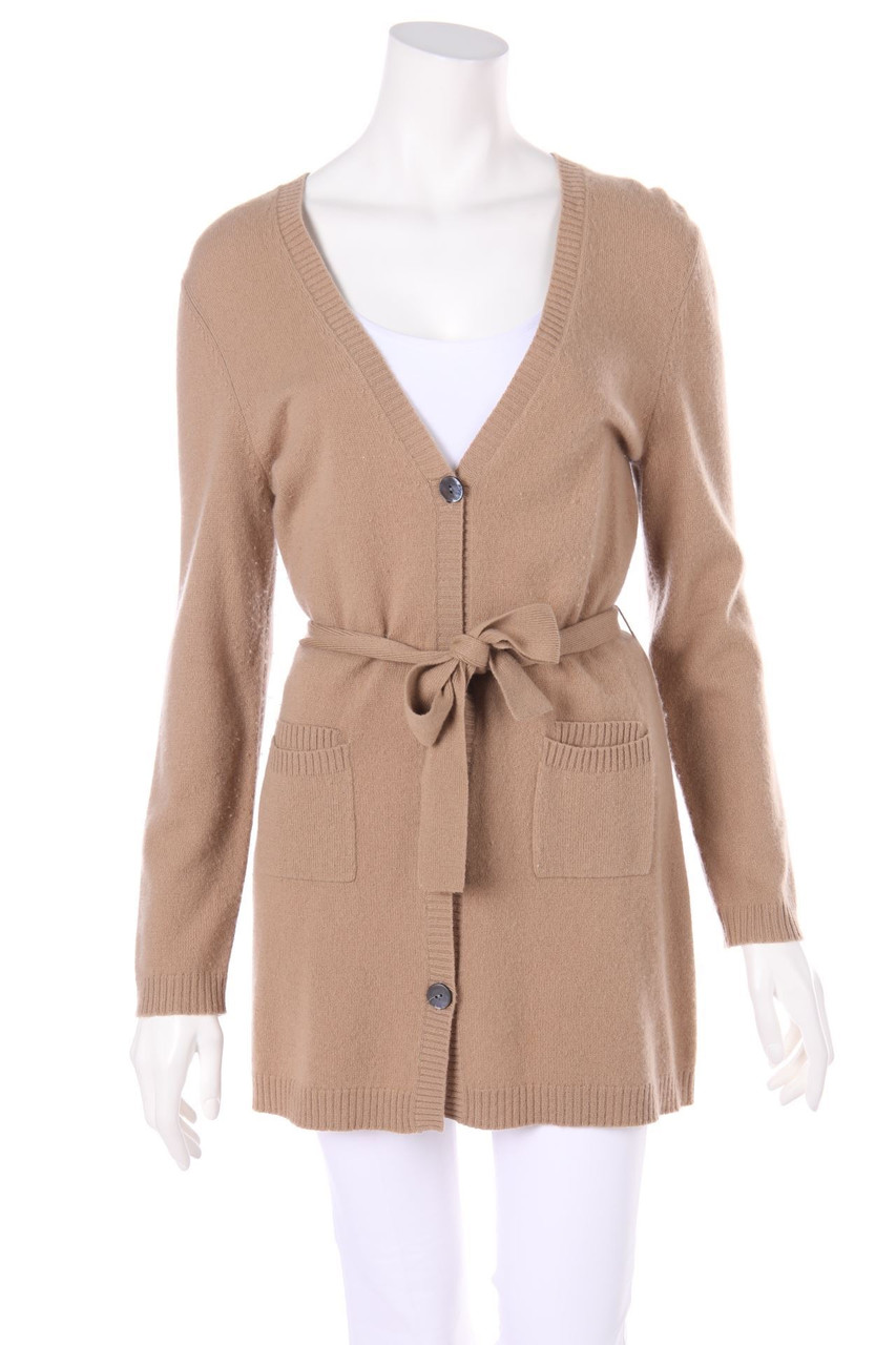 modissa Cashmere - 100% Cashmere Cardigan with Belt - M