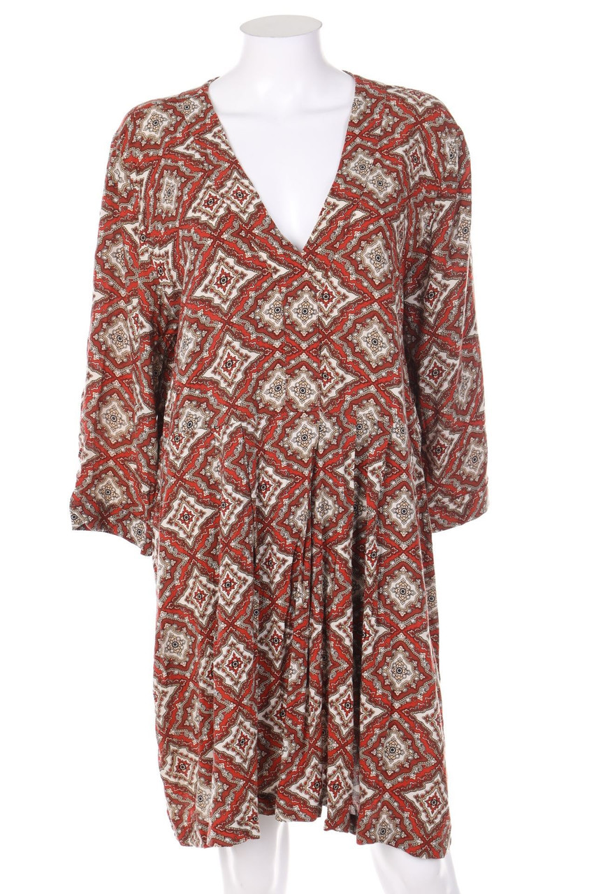 H&M LOGG - Boho-Tunikakleid mit Print - S