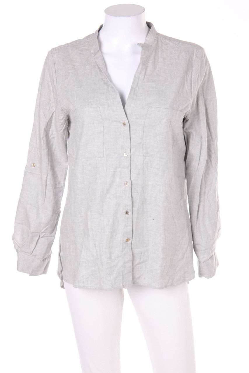 ZARA - Bluse mit aufgesetzten Taschen - M