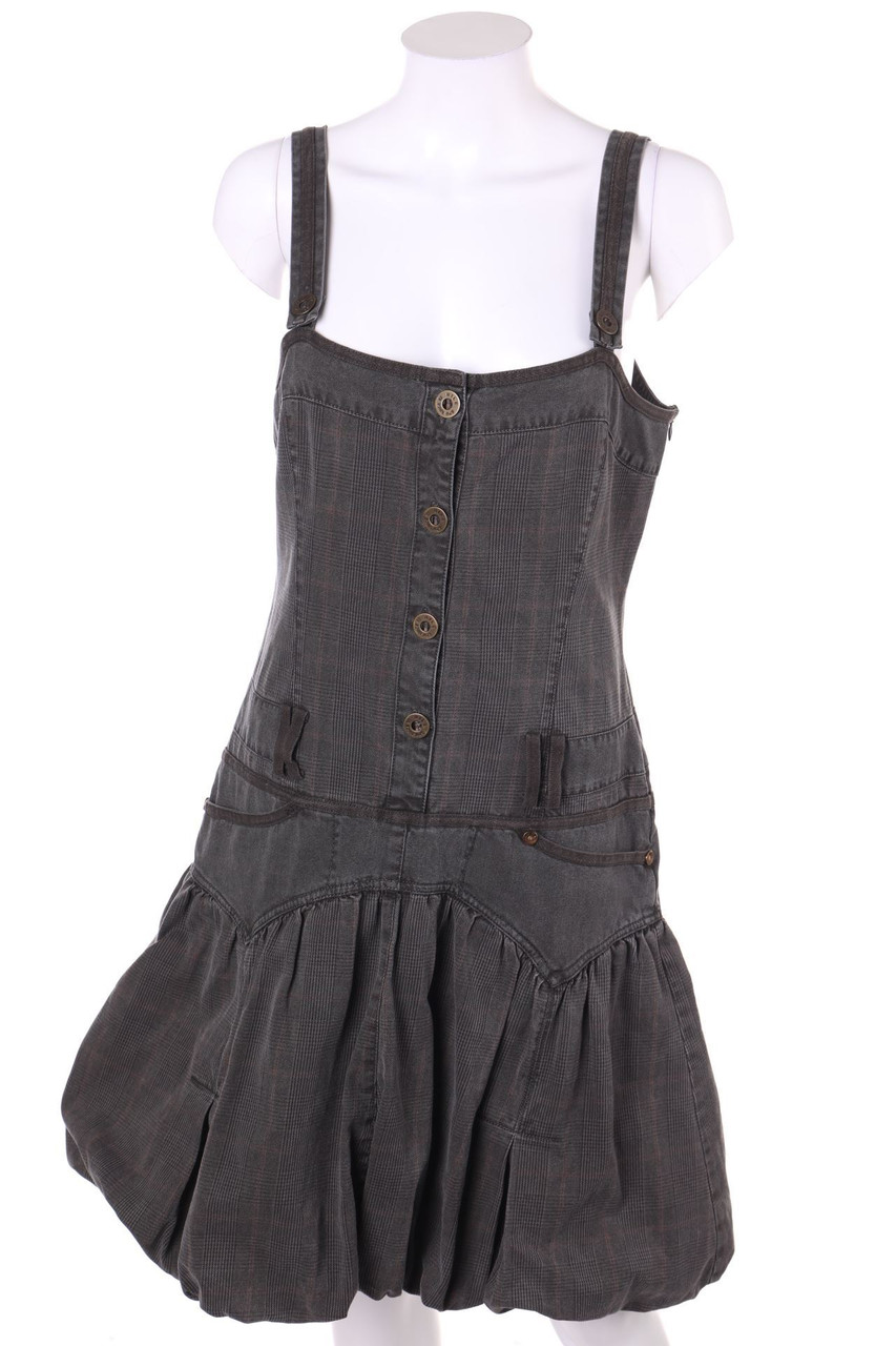 NILE sportswear - Checked dress with Ruffles - M