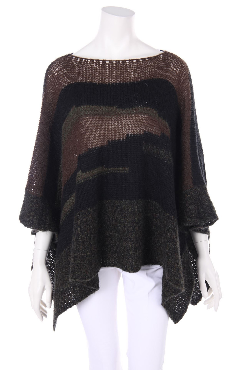 LA FÉE MARABOUTÉE - Poncho with Mohair - ONE SIZE