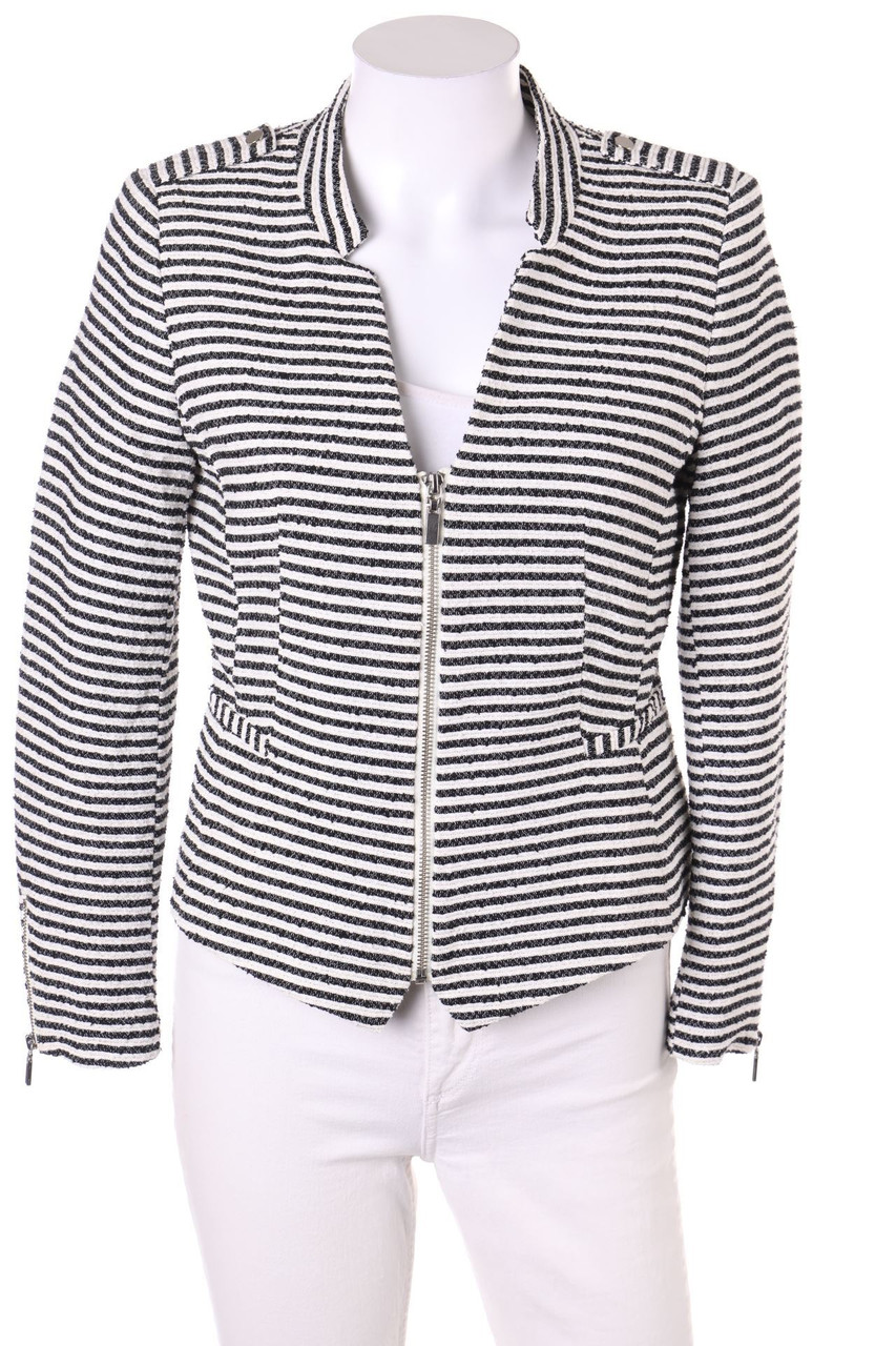 H&M - Streifen-Blazer mit Metallic-Effekt - D 36