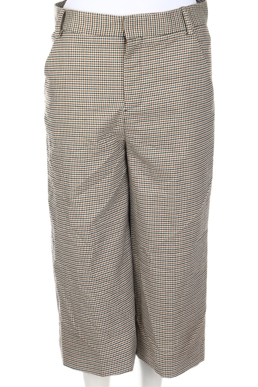 maje - Capri Pants, Checked - D 38