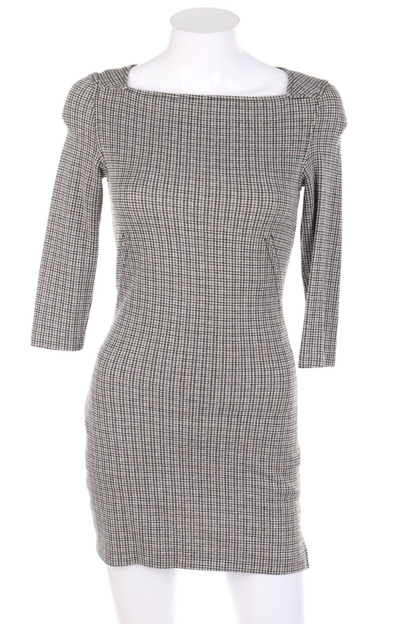 MANGO - Kleid mit Karo-Muster - XXS