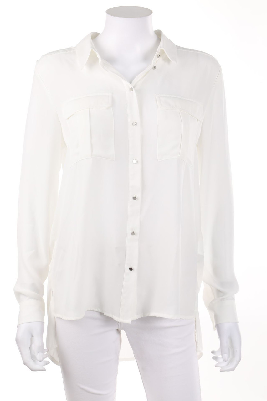 H&M - Hemd-Bluse mit aufgesetzten Taschen - D 36