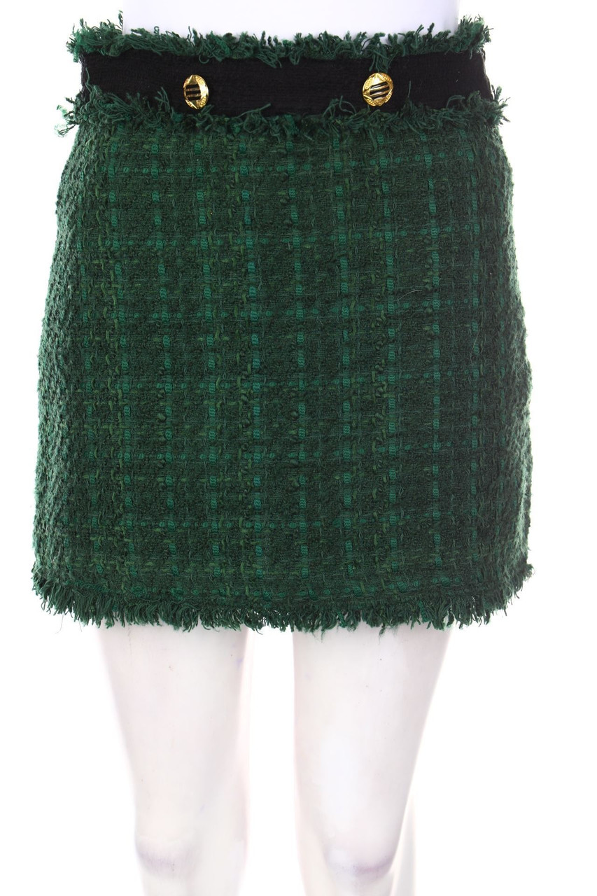 ZARA - Bouclé-Minirock - S