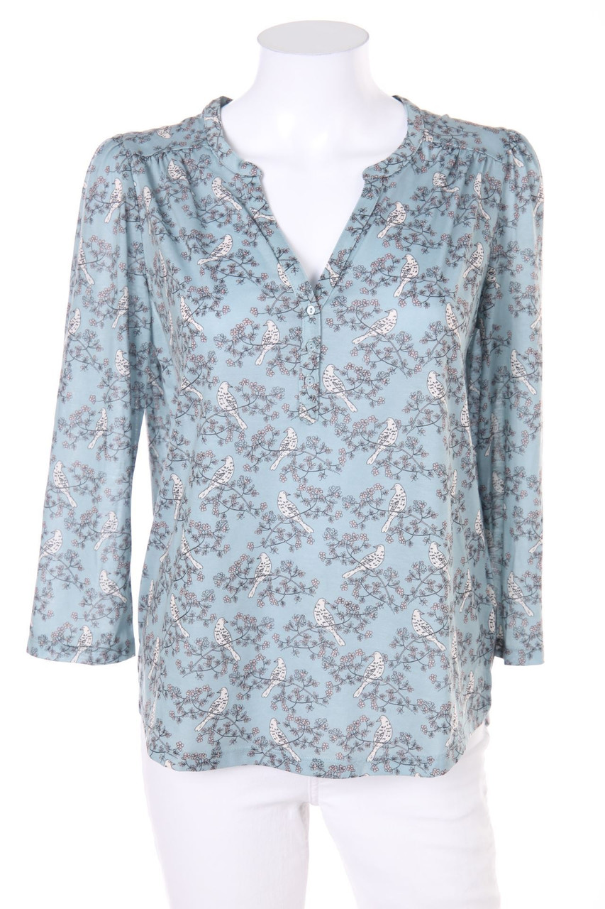 H&M - Jersey-Bluse mit Print - S