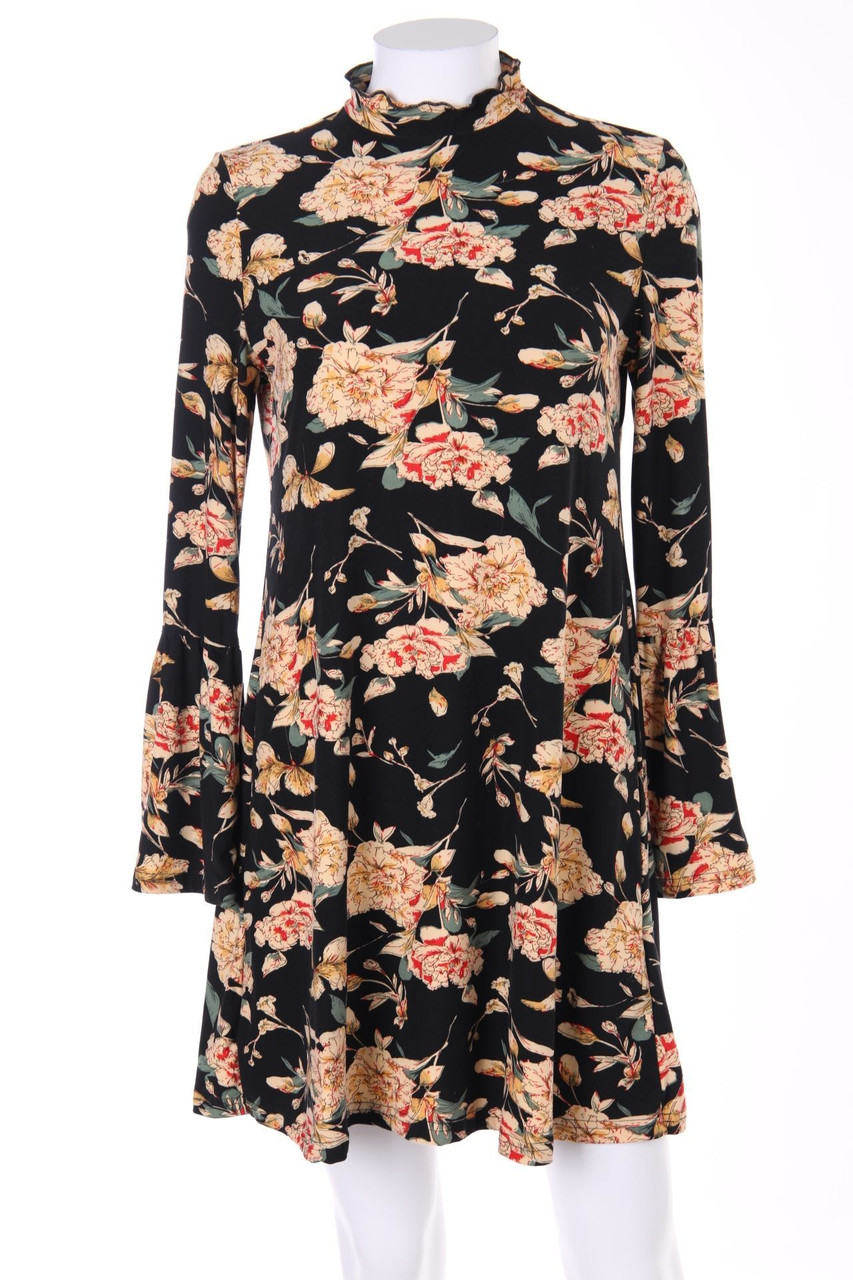 qed london - dress, Jersey with Flower Print - D 36