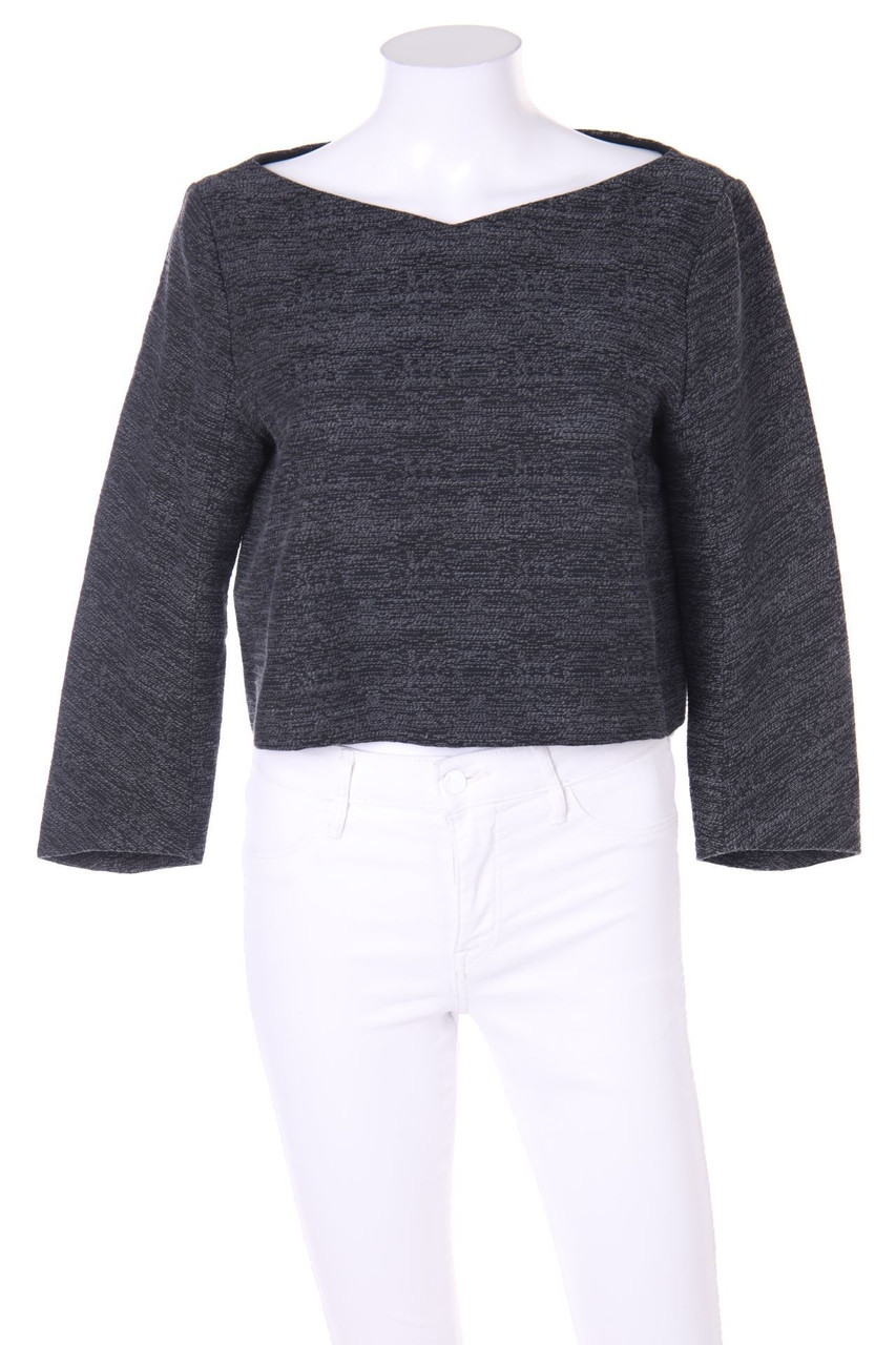 COS - Cropped-Bluse mit 3/4-Ärmel - D 38