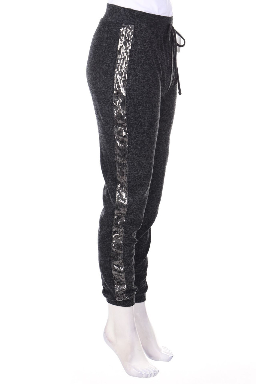 Chicorée - Sequined Knit Pants with Bow - XS