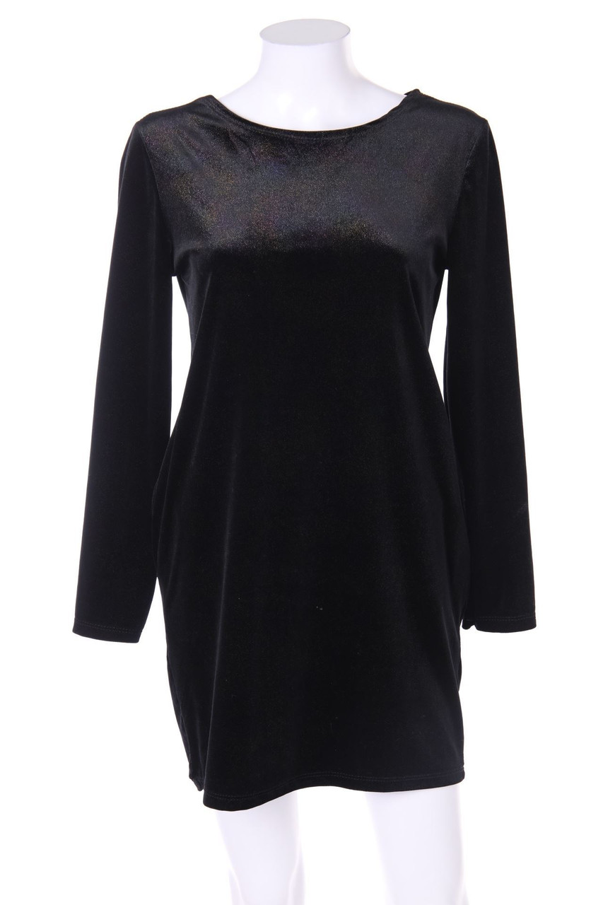 NEW COLLECTION - Samt-Glitzer-Kleid - D 36