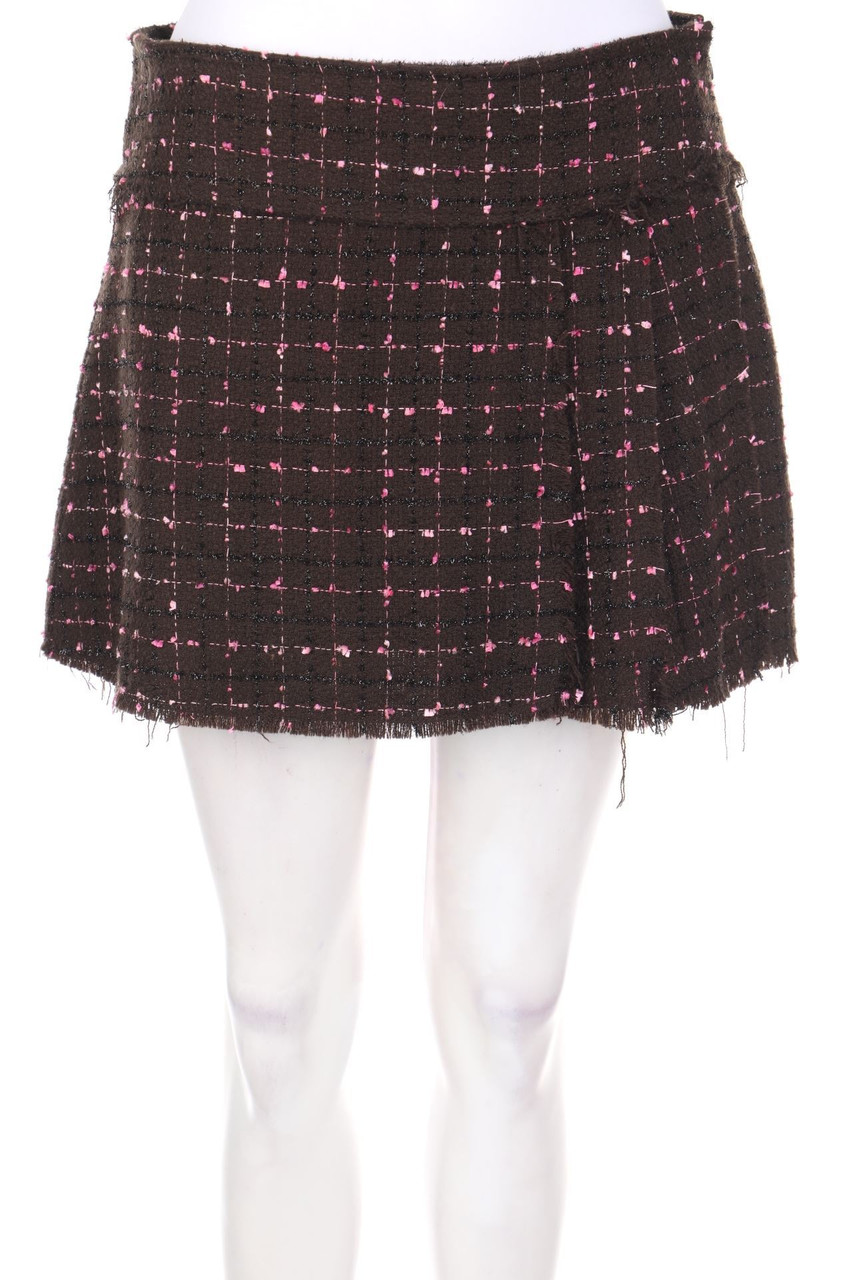 YES OR NO - Mini-Strickrock mit Karo-Muster - D 36