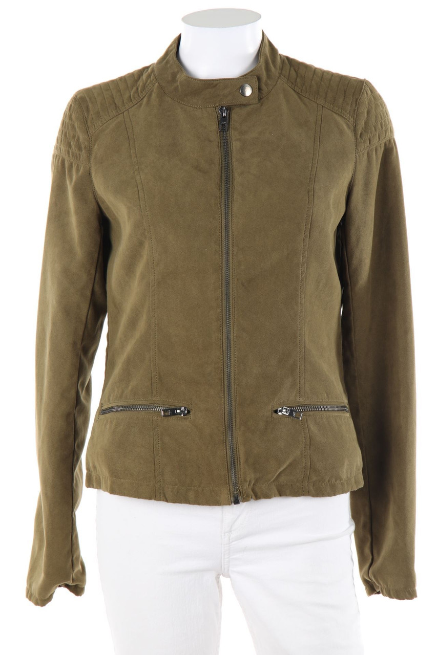 JACQUELINE de YONG - Blouson-Jacke mit Kragen - D 36