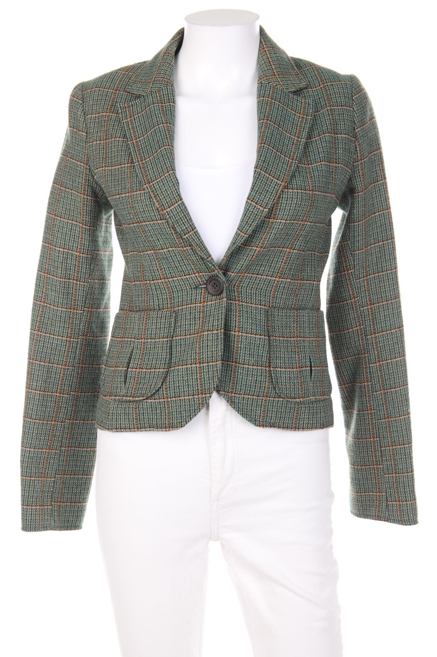 H&M - Karo-Blazer mit aufgesetzten Taschen - D 34