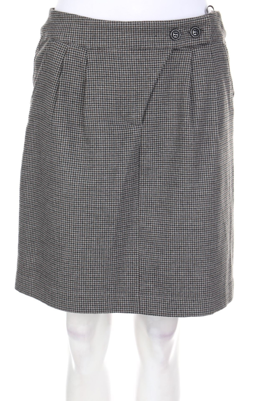 s.Oliver - Skirt with Houndstooth Pattern - D 36