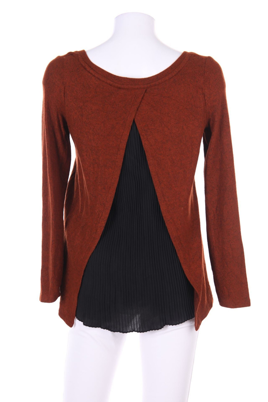 NAF NAF - Strick-Pullover mit Rückenausschnitt - S